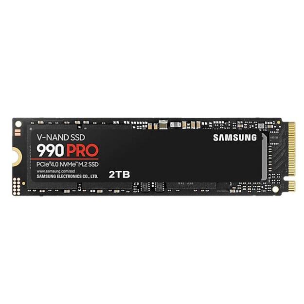 SSD|SAMSUNG|990 PRO|2TB|M.2|PCIE|NVMe|MLC|Write speed 6900 MBytes/sec|Read speed 7450 MBytes/sec|2.3mm|TBW 1200 TB|MTBF 1500000 hours|MZ-V9P2T0BW