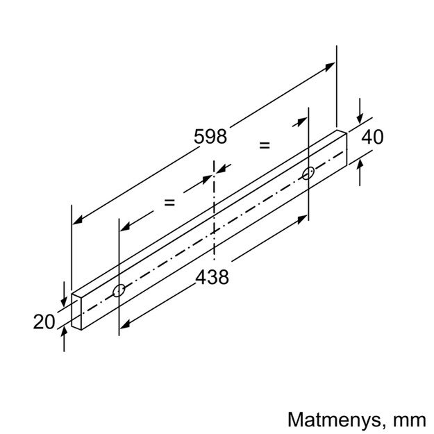 Įmontuojamas gartraukis Bosch DFT63AC50