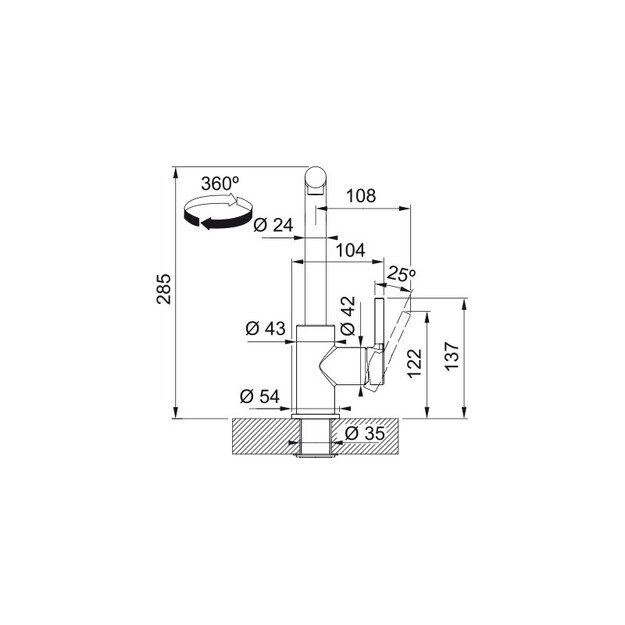 Mai&scaron;ytuvas Franke 115.0712.435 1