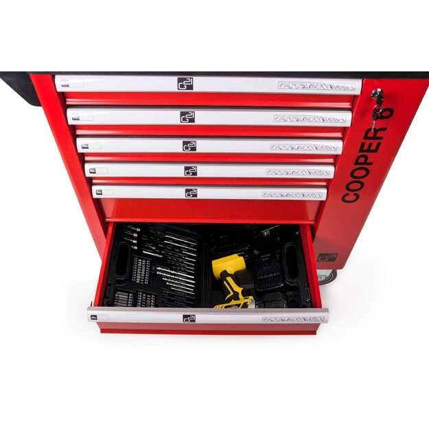 Įrankių vežimėlis G21 Cooper 6, 6350403 2