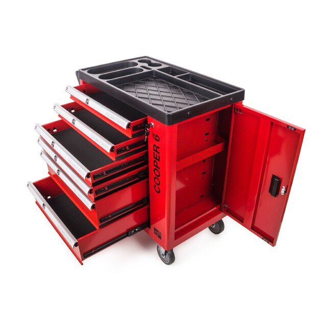 Įrankių vežimėlis G21 Cooper 6, 6350403 9