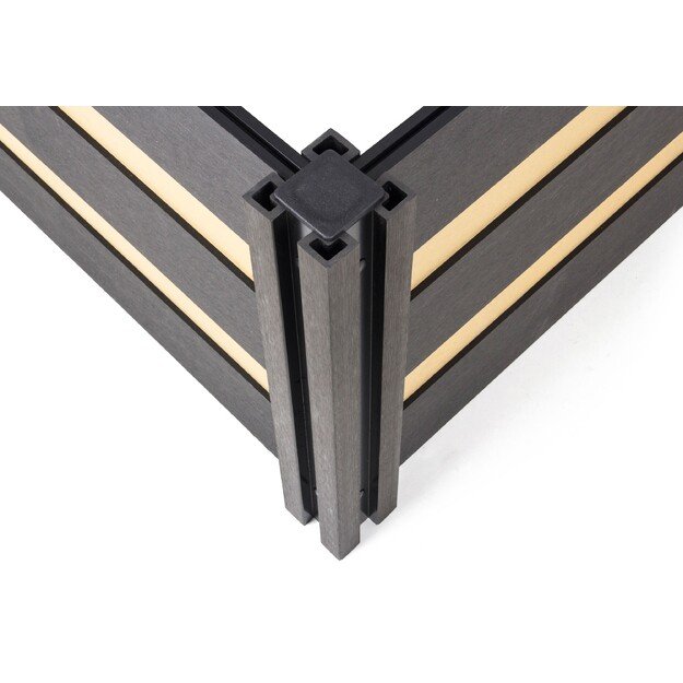 Pakelta lysvė G21 Crop Duo 106 x 106 x 57, WPC, Cumaru, 63900263 3