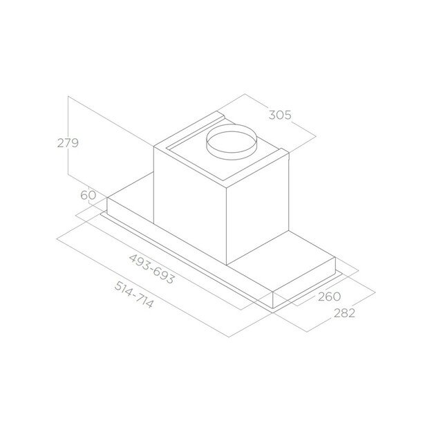 Gartraukis ELICA [PRF0095073A] HIDDEN 2.0 IX/A/90 2
