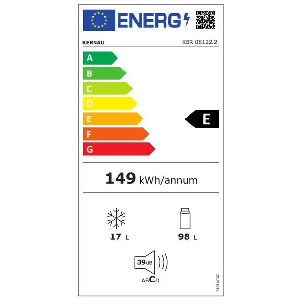 Šaldytuvas Kernau KBR 08122.2 2