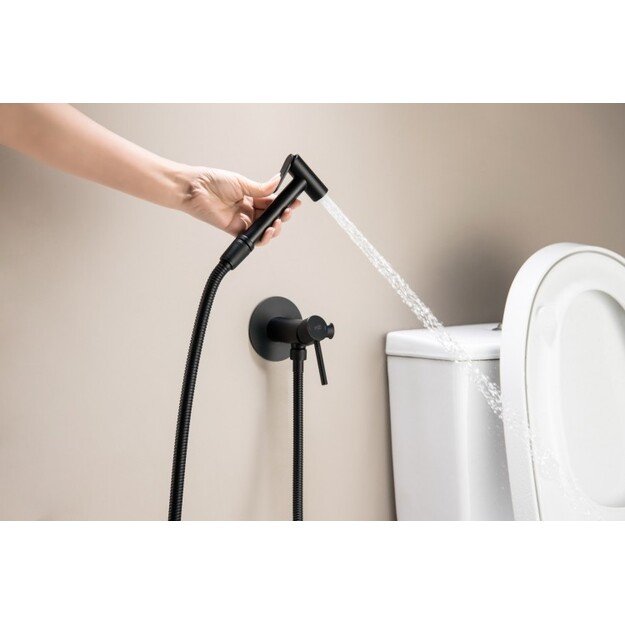 Blue Water potinkinis bidė maišytuvas Boston juodas matinis BOS-BBP.040 4