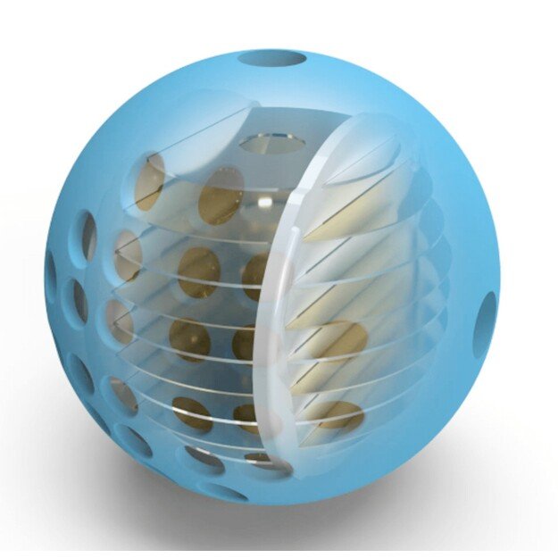 Plovimo kamuolys (indaplovių ir skalbimo mašinų apsauga nuo kalkių apnašų) Quadron SWB 9