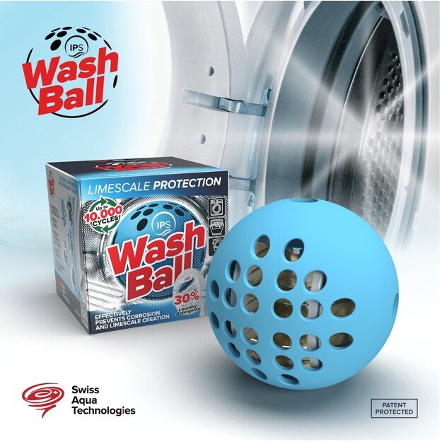Plovimo kamuolys (indaplovių ir skalbimo mašinų apsauga nuo kalkių apnašų) Quadron SWB 6
