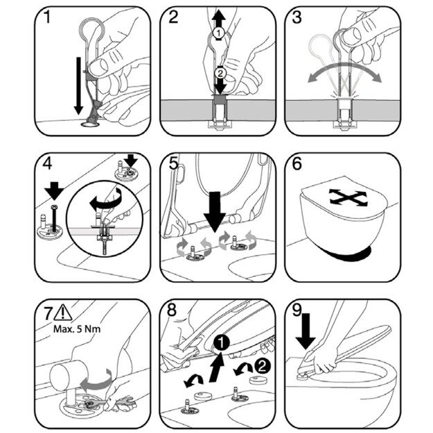 Unitazo dangtis VB 9M87S101 1