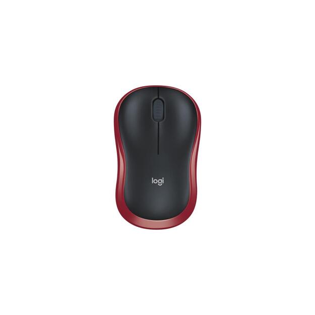 MOUSE USB OPTICAL CORDL. M185/RED 910-002240 LOGITECH