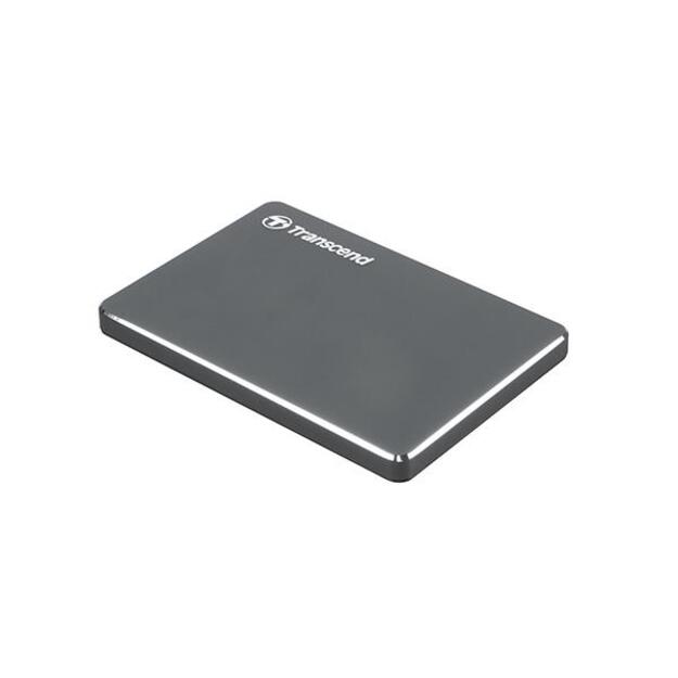 External HDD|TRANSCEND|StoreJet|1TB|USB 3.1|Colour Iron Grey|TS1TSJ25C3N