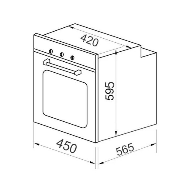 Įmontuojama orkaitė Kaiser EH 4747, 45 cm pločio 3