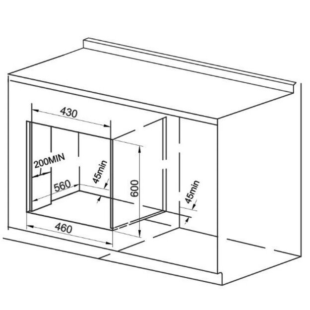 Įmontuojama orkaitė Kaiser EH 4747, 45 cm pločio 2