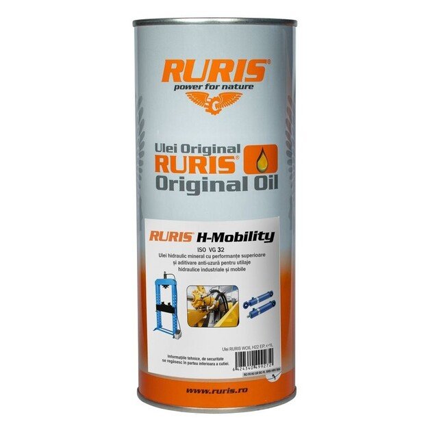 Alyva hidraulinė Ruris HLP22 1L