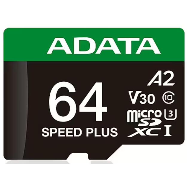 MEMORY MICRO SDXC 64GB UHS-I/UD64GUI3V30A2SP-RA1 ADATA