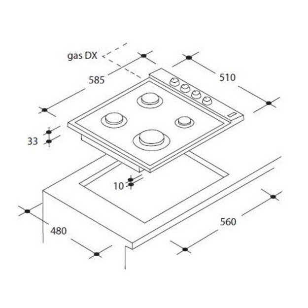 Kaitlentė Candy CHW6LWW 1