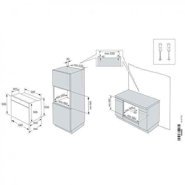 Orkaitė Gorenje BOS6747A01X 1