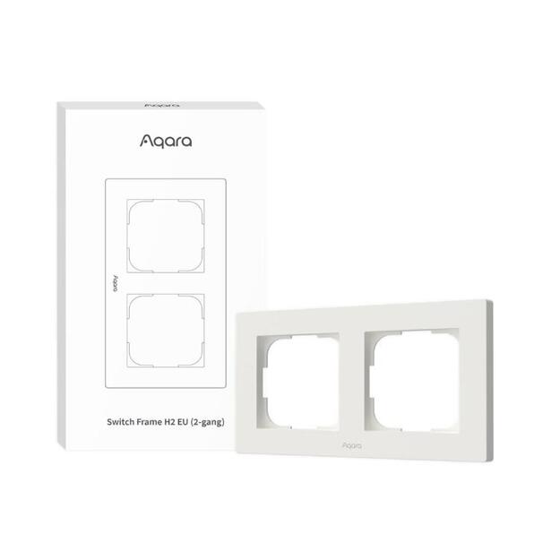 SMART SWITCH FRAME H2 (2-GANG)/WHITE FE-X01D-W AQARA