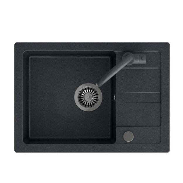 Plautuvė su maišytuvu Quadron GO SMART, TQ6244GSCZ, juoda 3