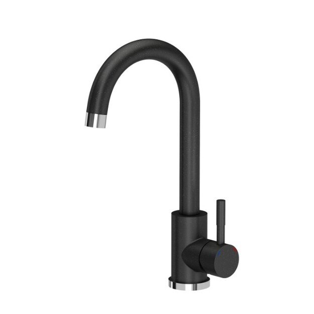 Plautuvė su maišytuvu Quadron GO SMART, TQ6244GSCZ, juoda 2