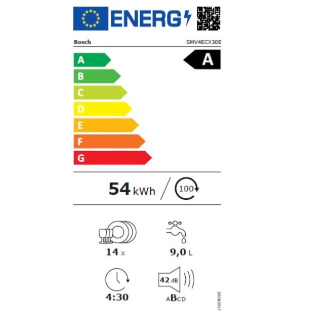 Indaplovė Bosch SMV4ECX30E 4