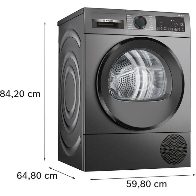 Džiovyklė Bosch WQG245DXSN 5