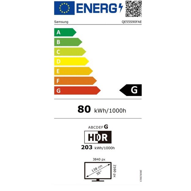 OLED Televizorius Samsung S90F 4K, Vision AI Smart TV, QE55S90FAEXXH 2