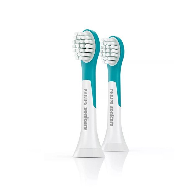 Kompaktiškos „Sonic“ dantų šepetėlio galvutės Philips Sonicare For Kids HX6032/33