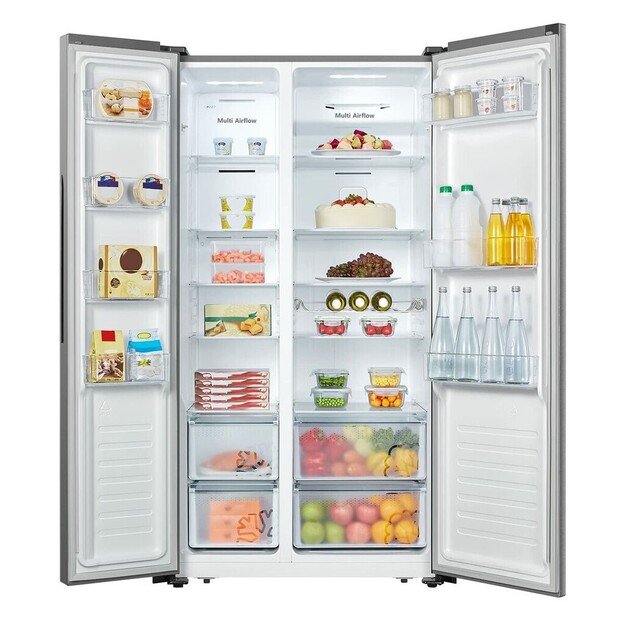 Side by side šaldytuvas Hisense RS677N4BID 3