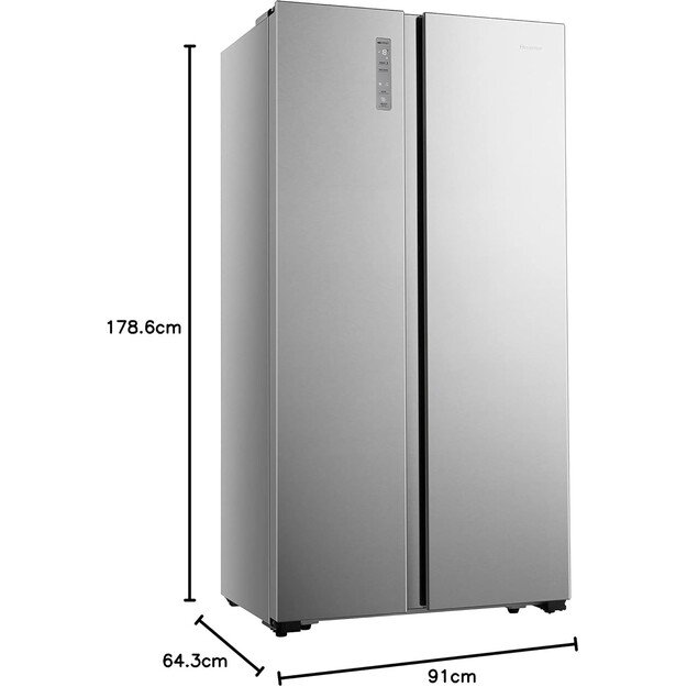 Side by side šaldytuvas Hisense RS677N4BID 1