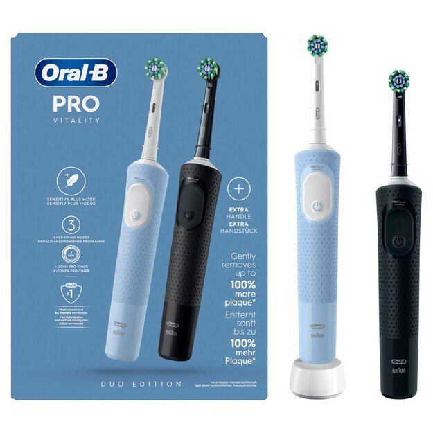 Elektrinis dantų šepetėlis Oral-B Vitality Pro D103 Duo