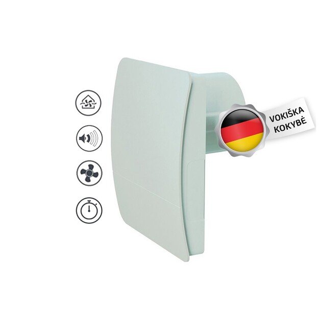 Ištraukimo ventiliatorius Vlano 100 Vair Duo T su laikmačiu