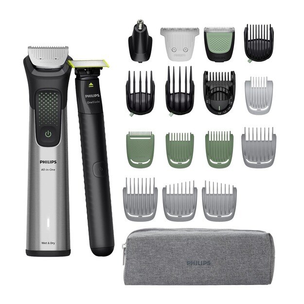 Plaukų kirpimo mašinėlė Philips All-in-One Trimmer 9000 Series, MG9558/15