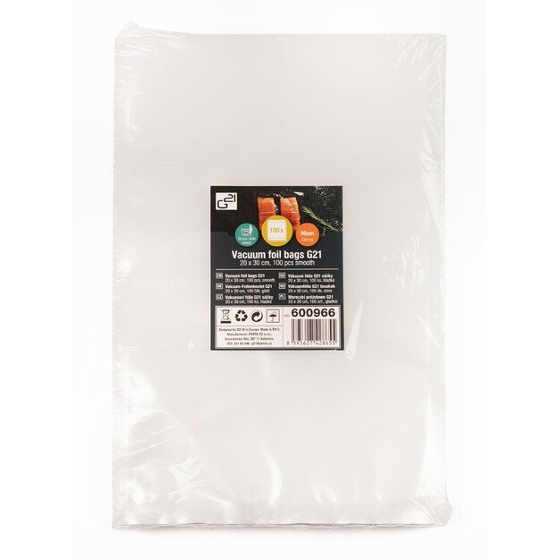 Vakuumavimo maišeliai G21 600966 20 x 30 cm 100 vnt