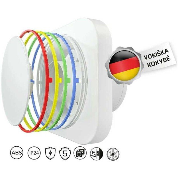 Vonios kambario ventiliatorius Vlano MOON 100 (paprasta komplektacija) 100 mm 2