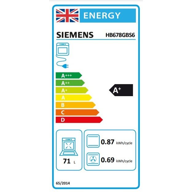 Orkaitė SIEMENS HB678GBS6 5