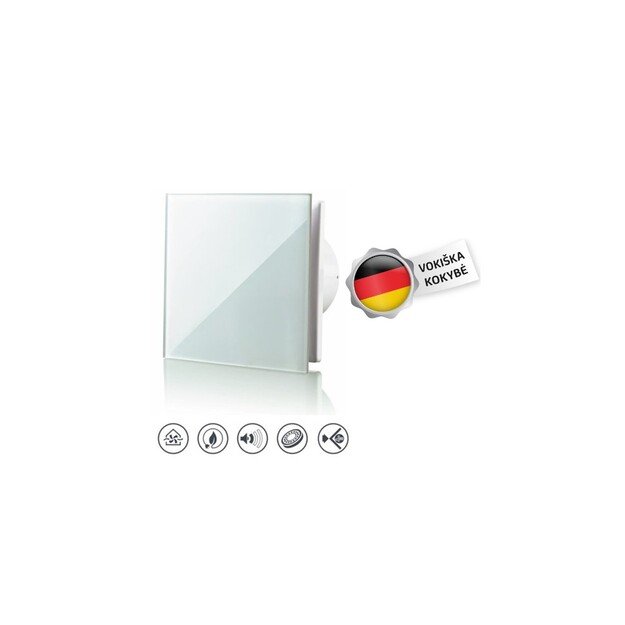 I&scaron;traukimo ventiliatorius Vlano A-100 Baltas (Pap. komplektacija)   x1A100, 4251354701624+4251354701747