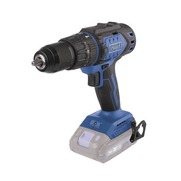 Akumuliatorinis suktuvas/gręžtuvas Scheppach BC-CD60-X 20V, 5909237900 (be akumuliatoriaus ir pakrov