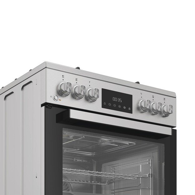 Dujinė viryklė su elektrine orkaite Whirlpool W6G8LCSWX 1