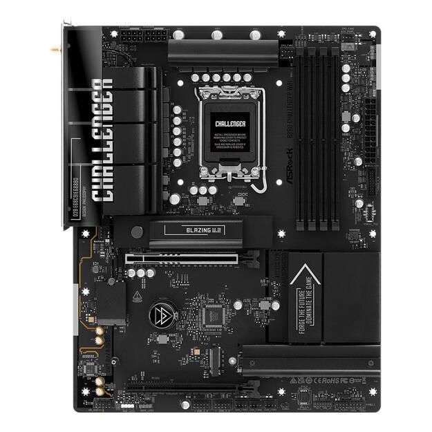 Mainboard|ASROCK|Intel B860|LGA 1851 (Socket V1)|ATX|RAM DDR5-SDRAM|4xSlots|Wi-Fi Yes|Bluetooth Yes|1xNumber of M.2 (M) slots|B860CHALLENGERWIFI