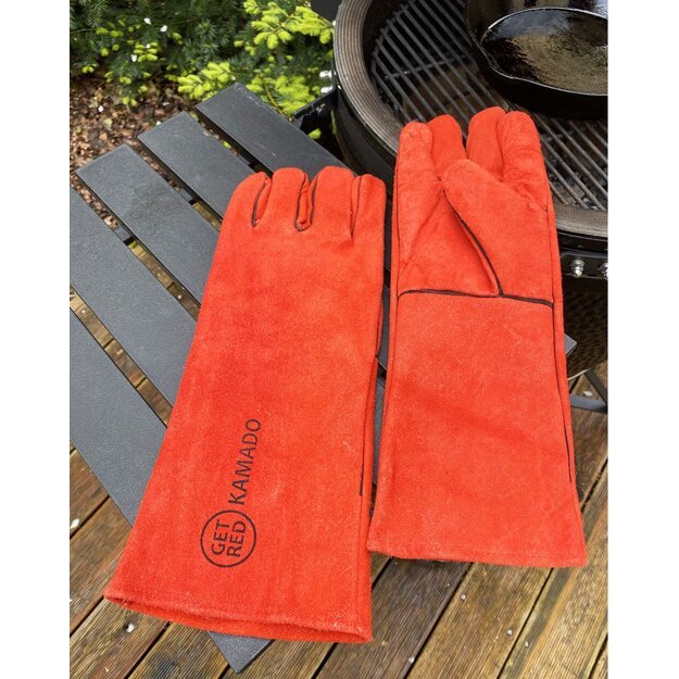 Kar&scaron;čiui atsparios odinės BBQ pir&scaron;tinės 1