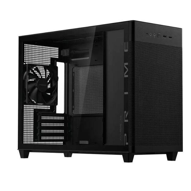 Case|ASUS|Prime AP201 Tempered Glass|Micro|Not included|MicroATX|MiniITX|Colour Black|PRIMEAP201TG