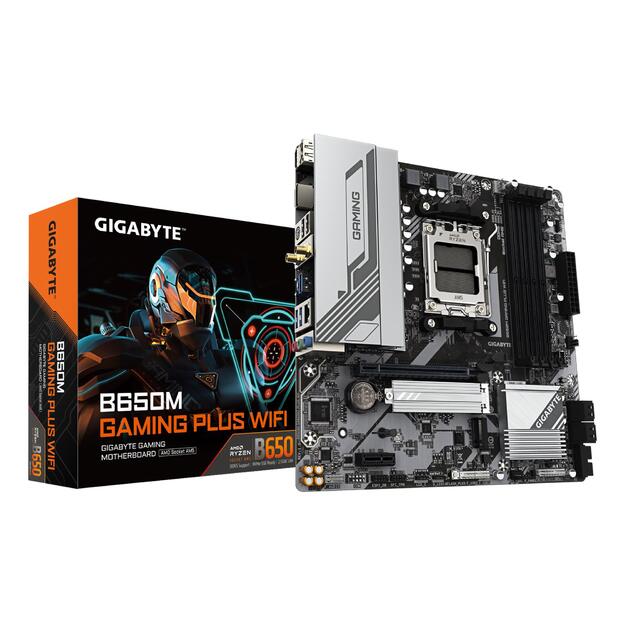 Mainboard|GIGABYTE|AMD B650|SAM5|Micro-ATX|Memory DDR5|Memory slots 4|B650MGAMINGPLUSWF1.3