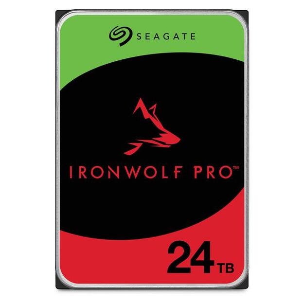 HDD|SEAGATE|IronWolf Pro|24TB|SATA|512 MB|7200 rpm|Discs/Heads 10/20|3,5 |ST24000NT002