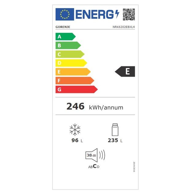 &Scaron;aldytuvas Gorenje NRK6202EBXL4 1