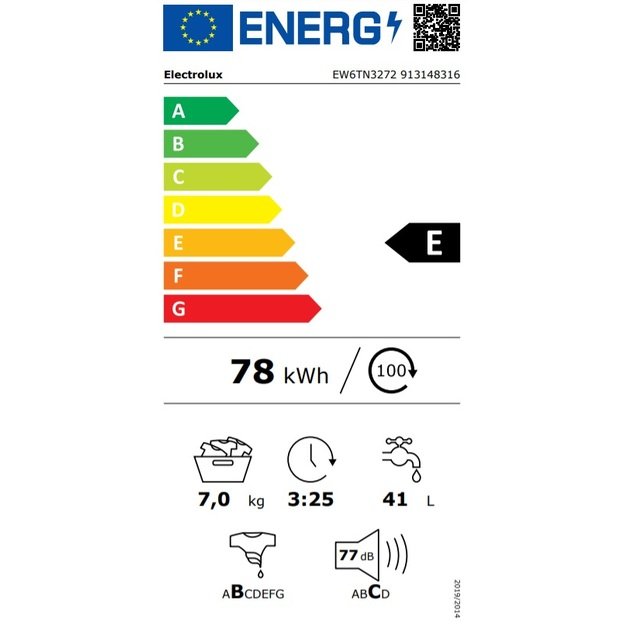 Skalbyklė ELECTROLUX EW6TN3272