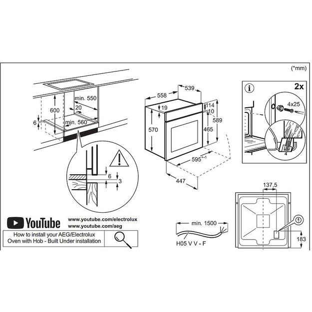 Orkaitė ELECTROLUX EOD5C70BZ