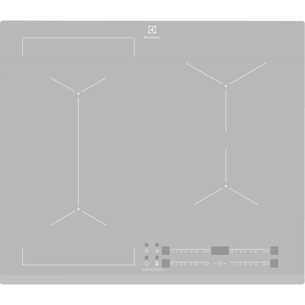 Pilka indukcinė kaitlentė Electrolux EIV63440BS