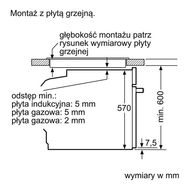 Orkaitė Bosch HBG539EB0