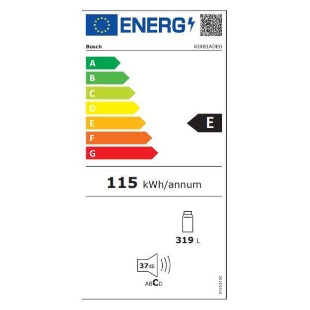 Šaldytuvas Bosch KIR81ADE0