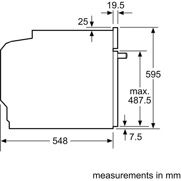 Orkaitė Siemens HR538ABS1